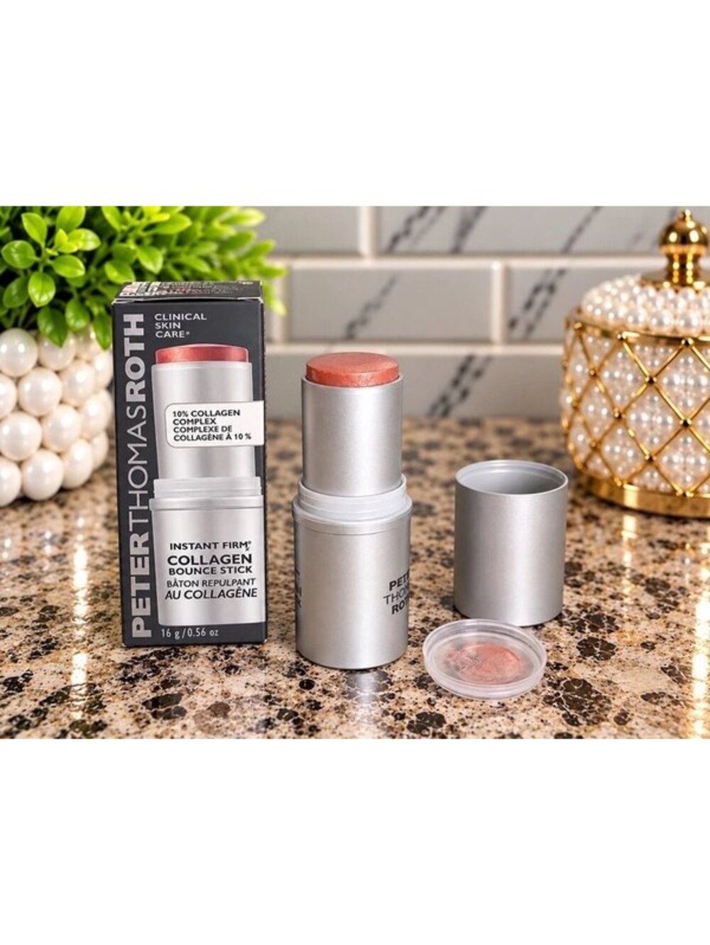 Peter Thomas Roth Instant FirmX Collagen Bounce Stick Bronze Glow NEW